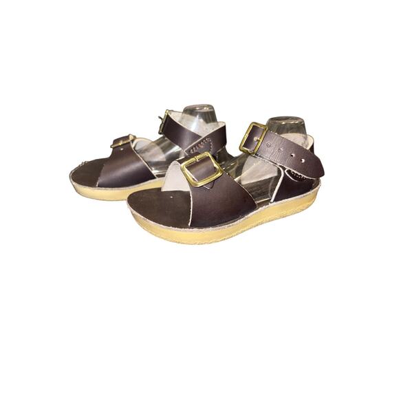 Surfer Baby Brown Strap Sandals Sz 5 - Picture 1 of 7